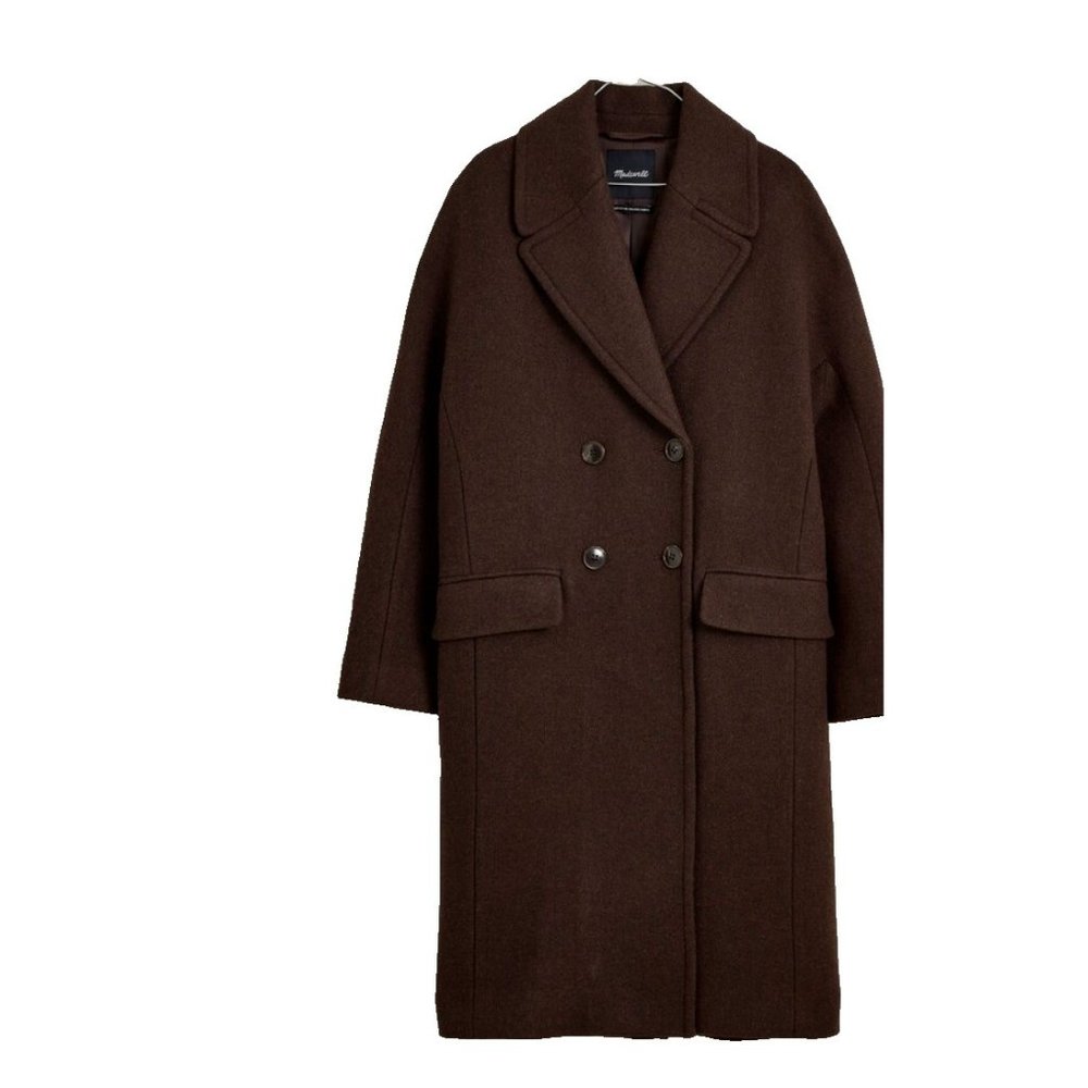 Madewell Womens $338 Gianna Coat Insuluxe Fabric Size 0 NM566